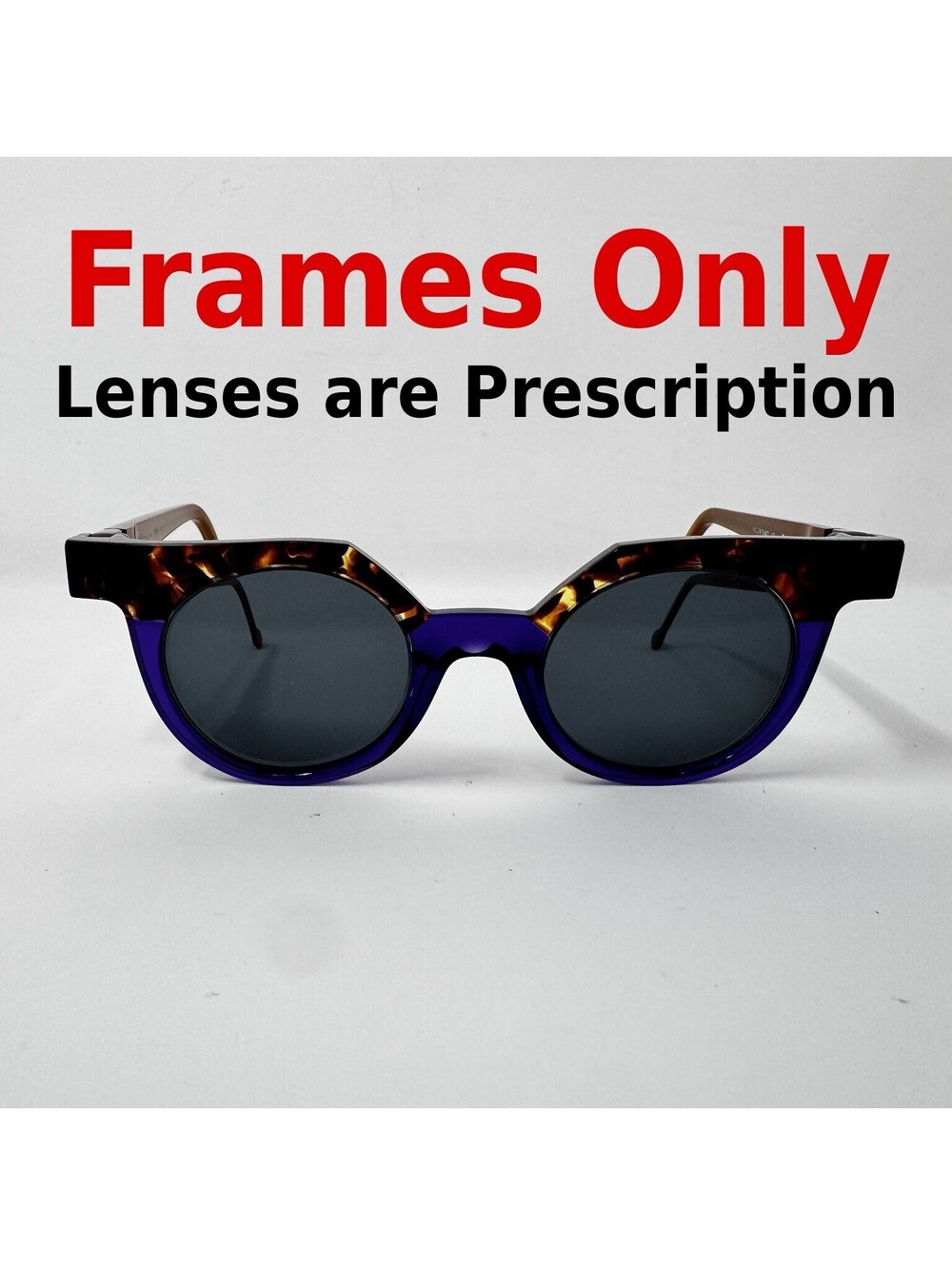 Anne & Valentin Punchy 8A22 Tortoise Purple Sunglass Frames Only 43-14-130